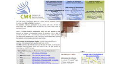 Desktop Screenshot of mba.cmr.ac.in